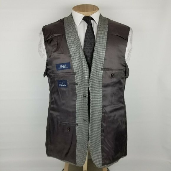 Ralph Lauren Blue Label Mens Sport Coat 41R Silk - Picture 8 of 12